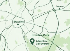 Plan : Drohme Park, chaussée de la Hulpe, Uccle